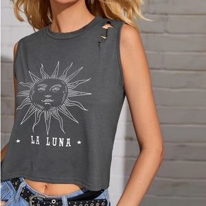 Sun Print Tank Top